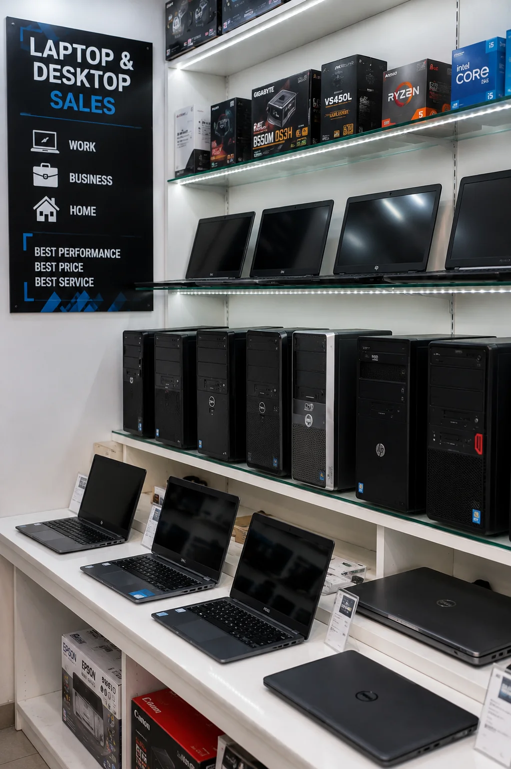 Laptop and Desktop Sales